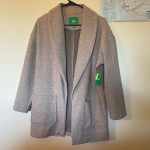 Dip Open Front Coat